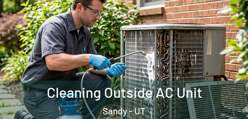 Cleaning Outside AC Unit Sandy - UT