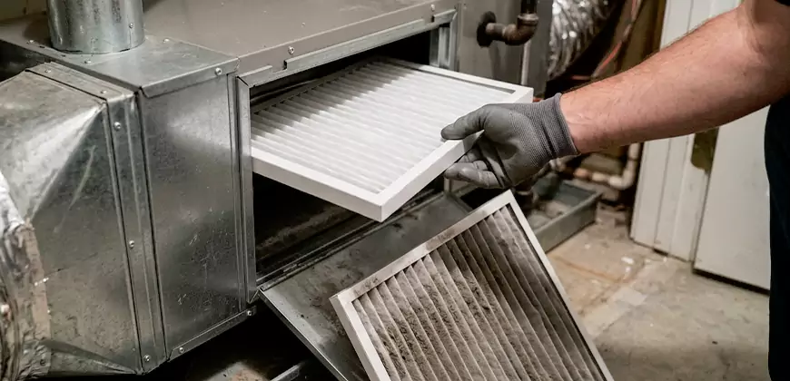 Window and Split Unit Filter Cleaning in Sandy