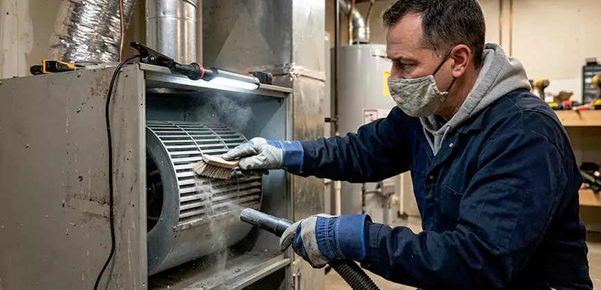 Commercial Vent Decontamination in Sandy