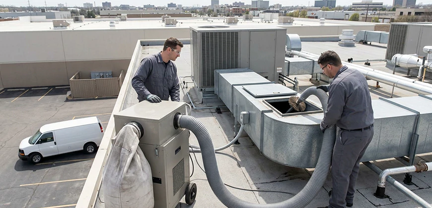 Commercial and Industrial Duct Cleaning in Sandy